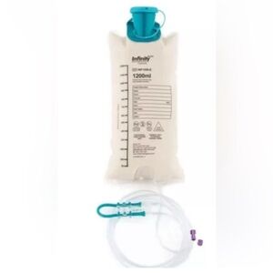30 Zevex Moog Infinity 1200ml Feeding Bag 2027 EXP NIB
